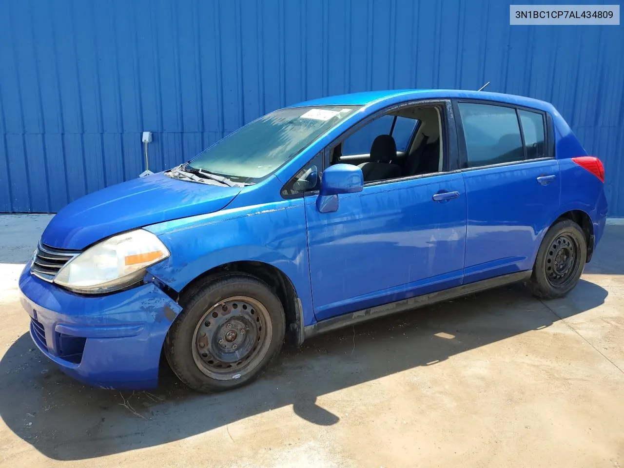 2010 Nissan Versa S VIN: 3N1BC1CP7AL434809 Lot: 70425884