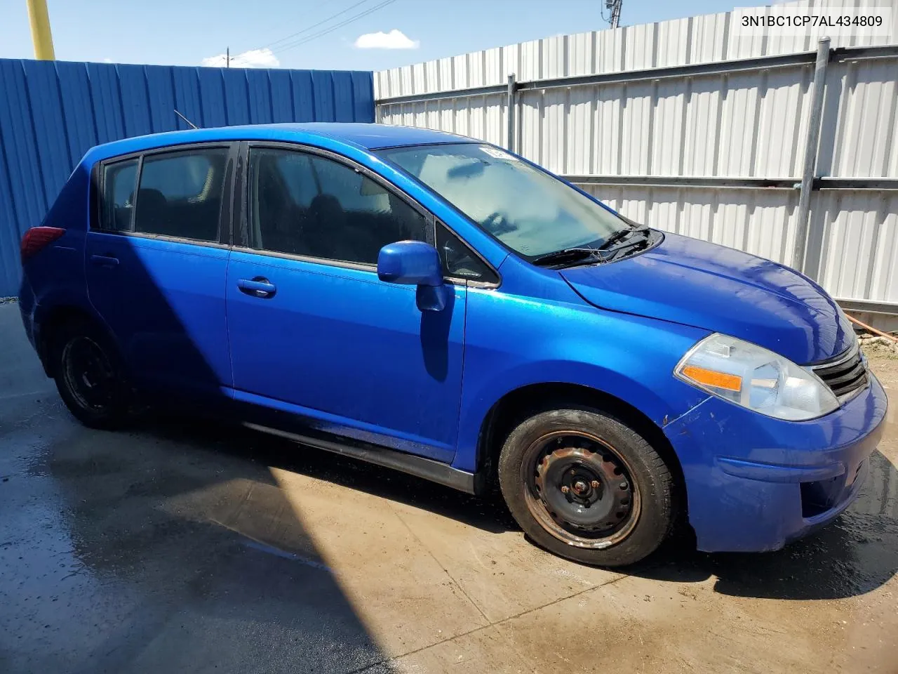 2010 Nissan Versa S VIN: 3N1BC1CP7AL434809 Lot: 70425884