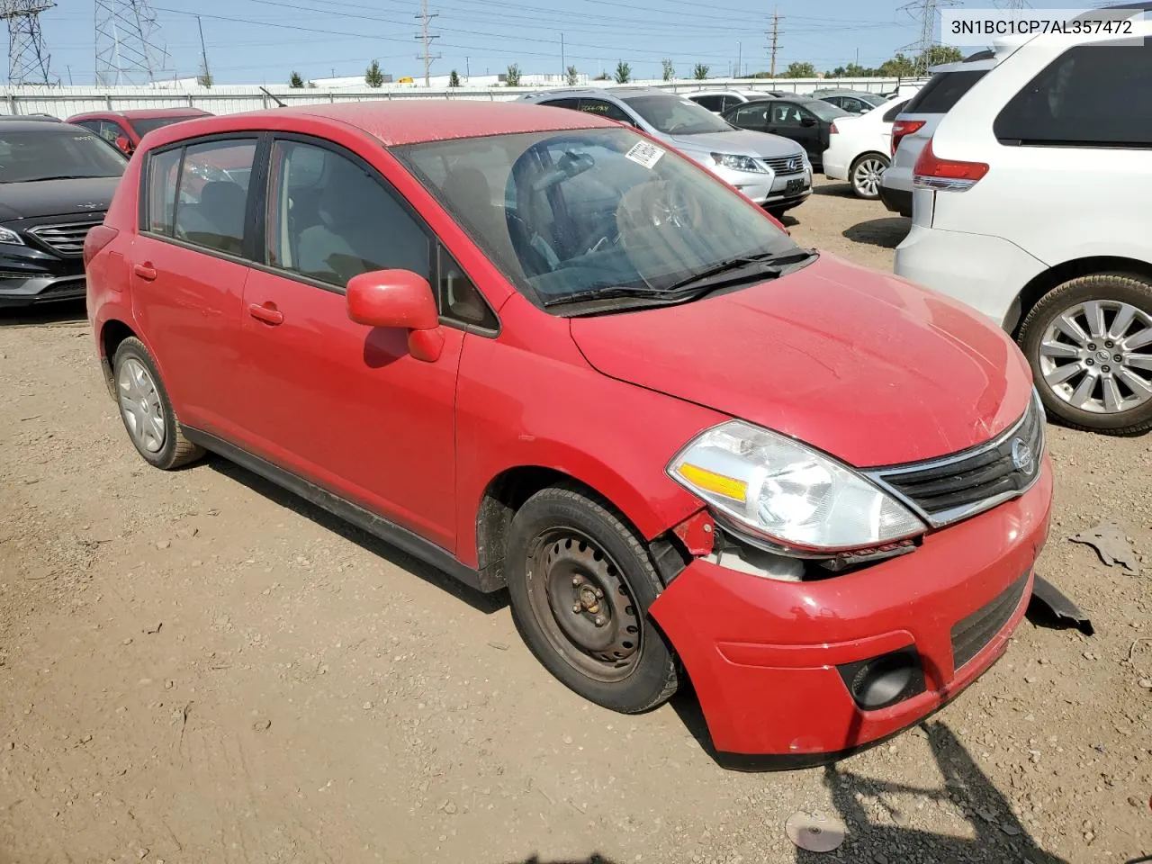 3N1BC1CP7AL357472 2010 Nissan Versa S