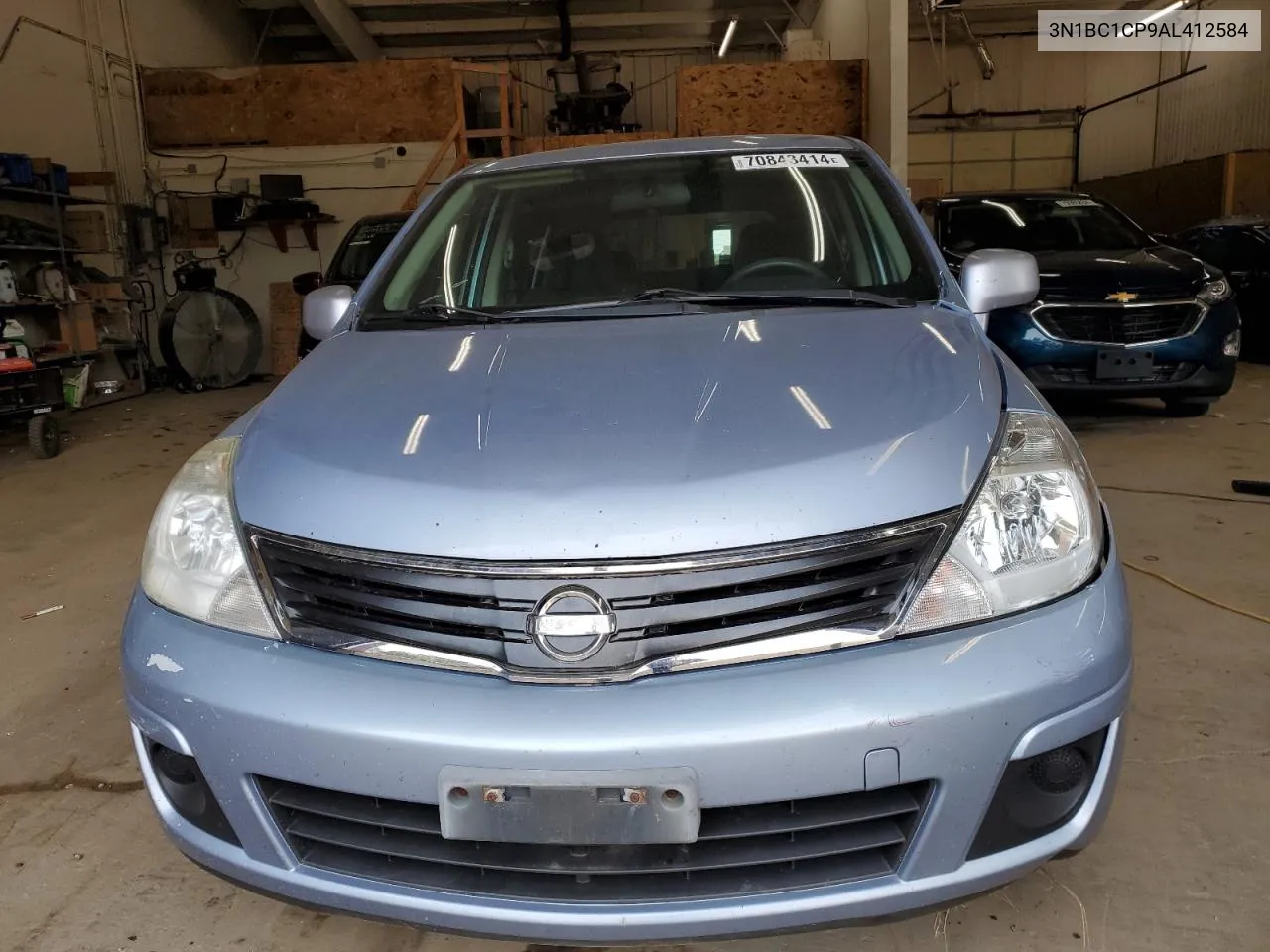 2010 Nissan Versa S VIN: 3N1BC1CP9AL412584 Lot: 70843414