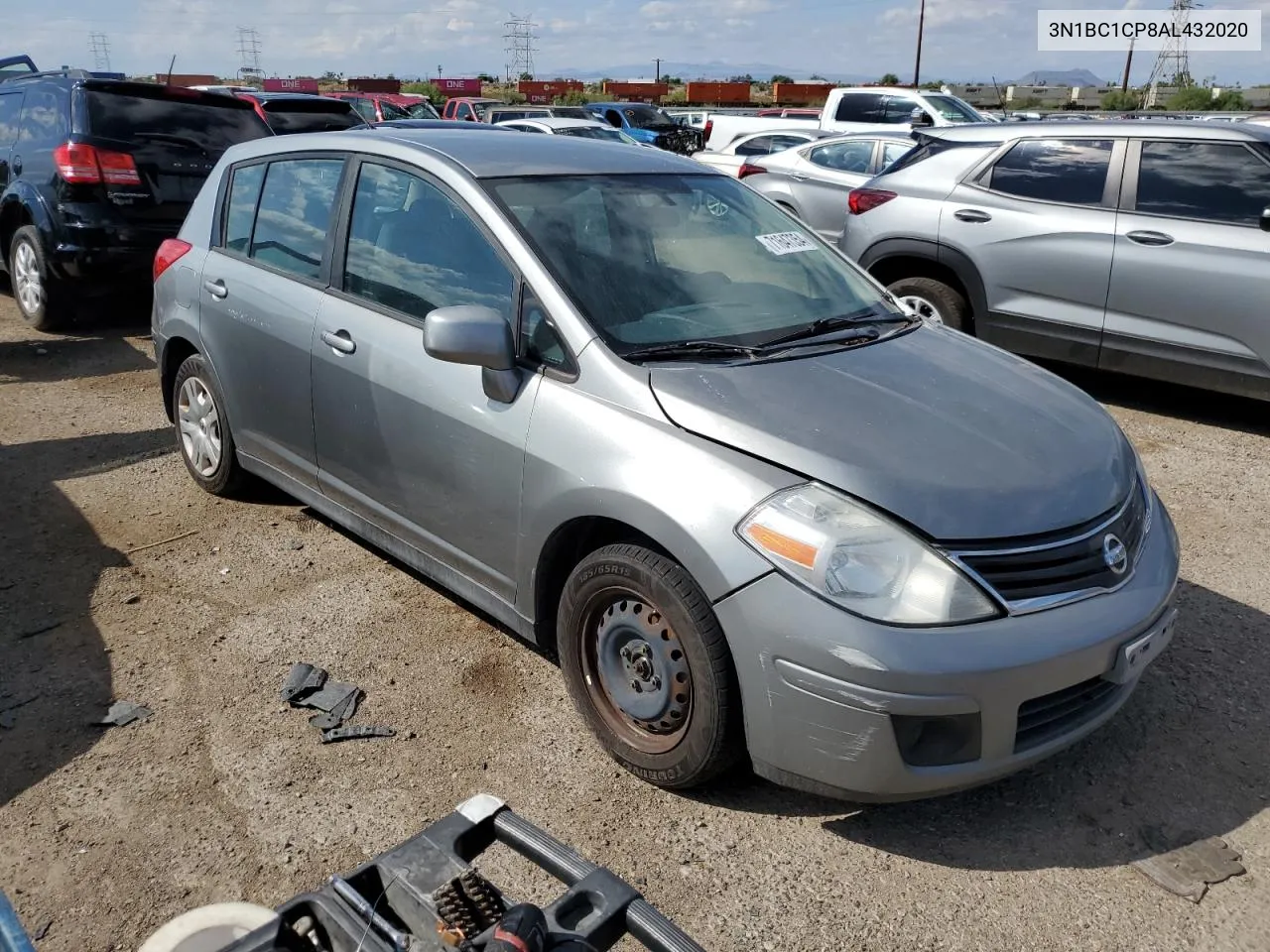 2010 Nissan Versa S VIN: 3N1BC1CP8AL432020 Lot: 71647354