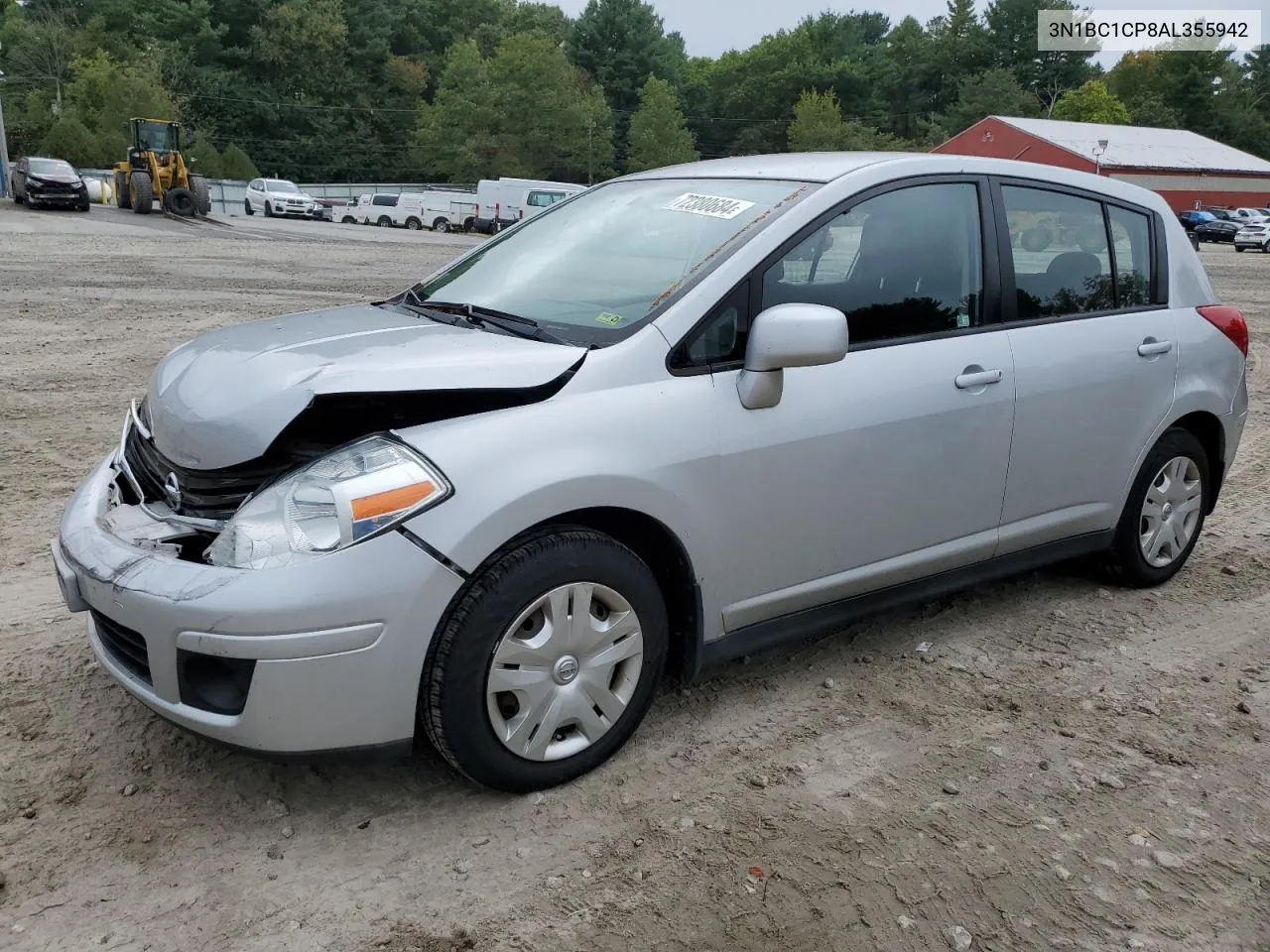 2010 Nissan Versa S VIN: 3N1BC1CP8AL355942 Lot: 72380684