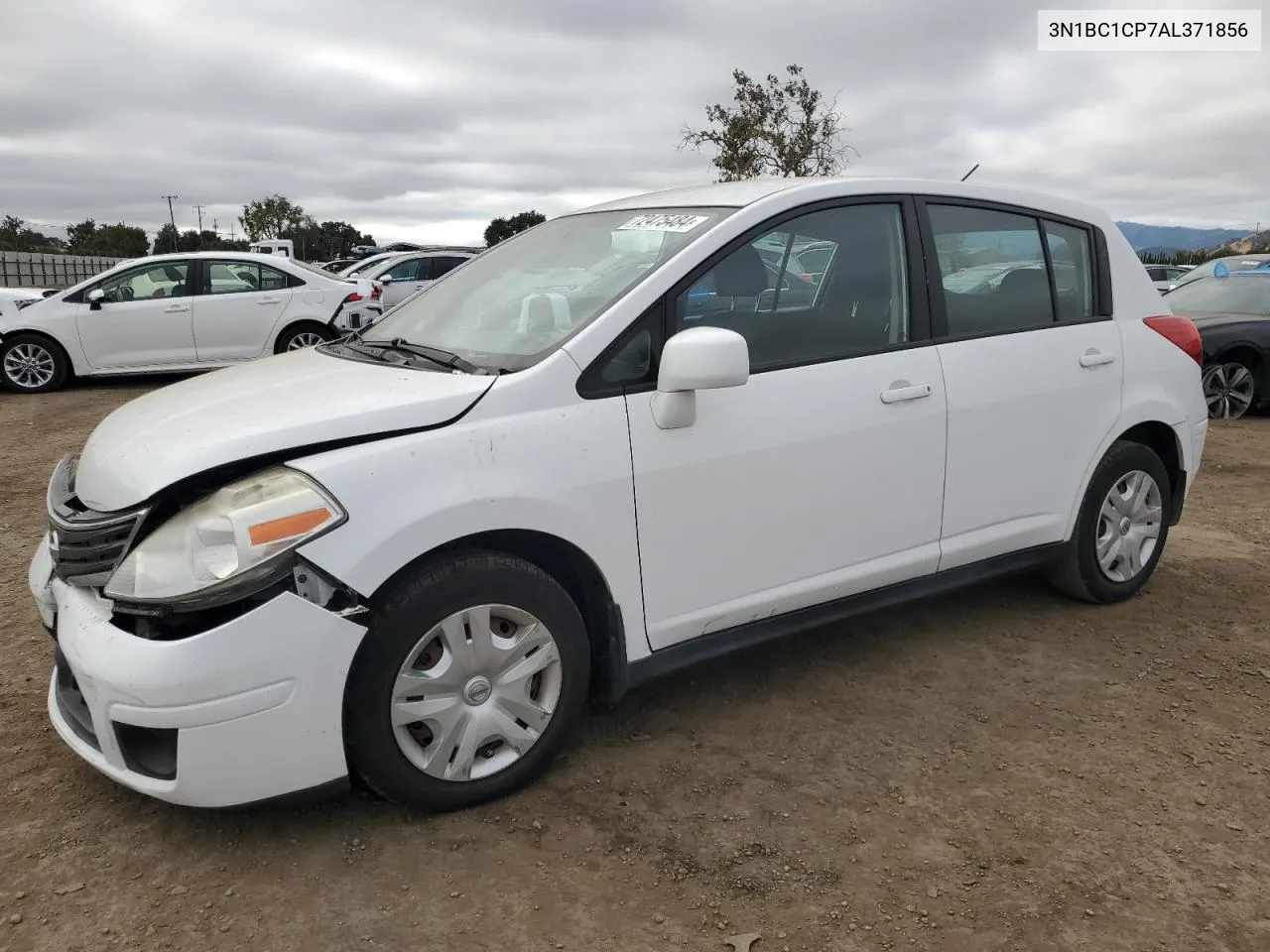 2010 Nissan Versa S VIN: 3N1BC1CP7AL371856 Lot: 72475484