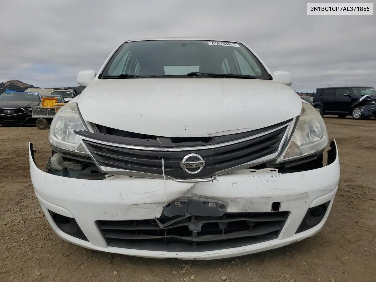 2010 Nissan Versa S VIN: 3N1BC1CP7AL371856 Lot: 72475484