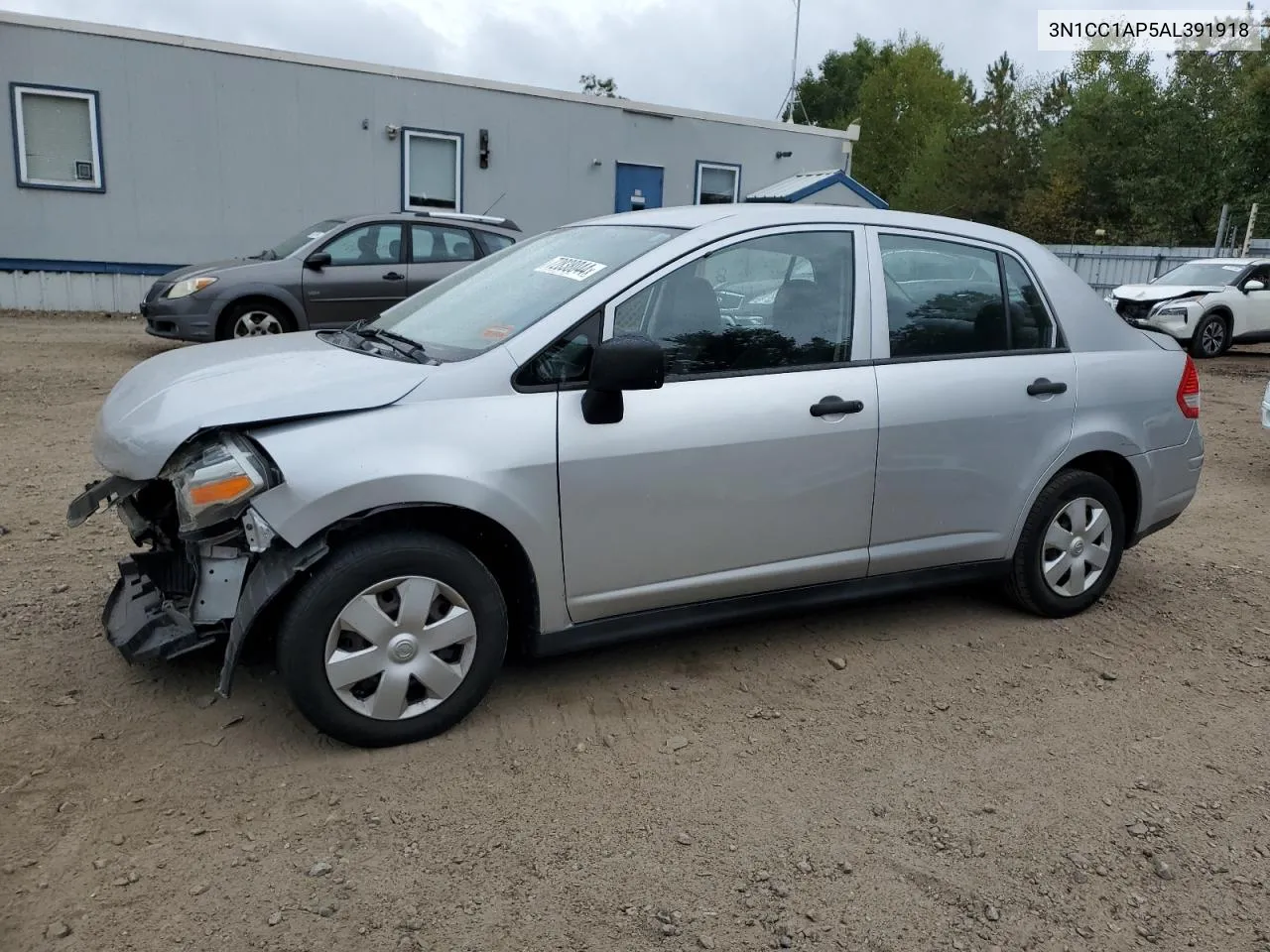 2010 Nissan Versa S VIN: 3N1CC1AP5AL391918 Lot: 72838044