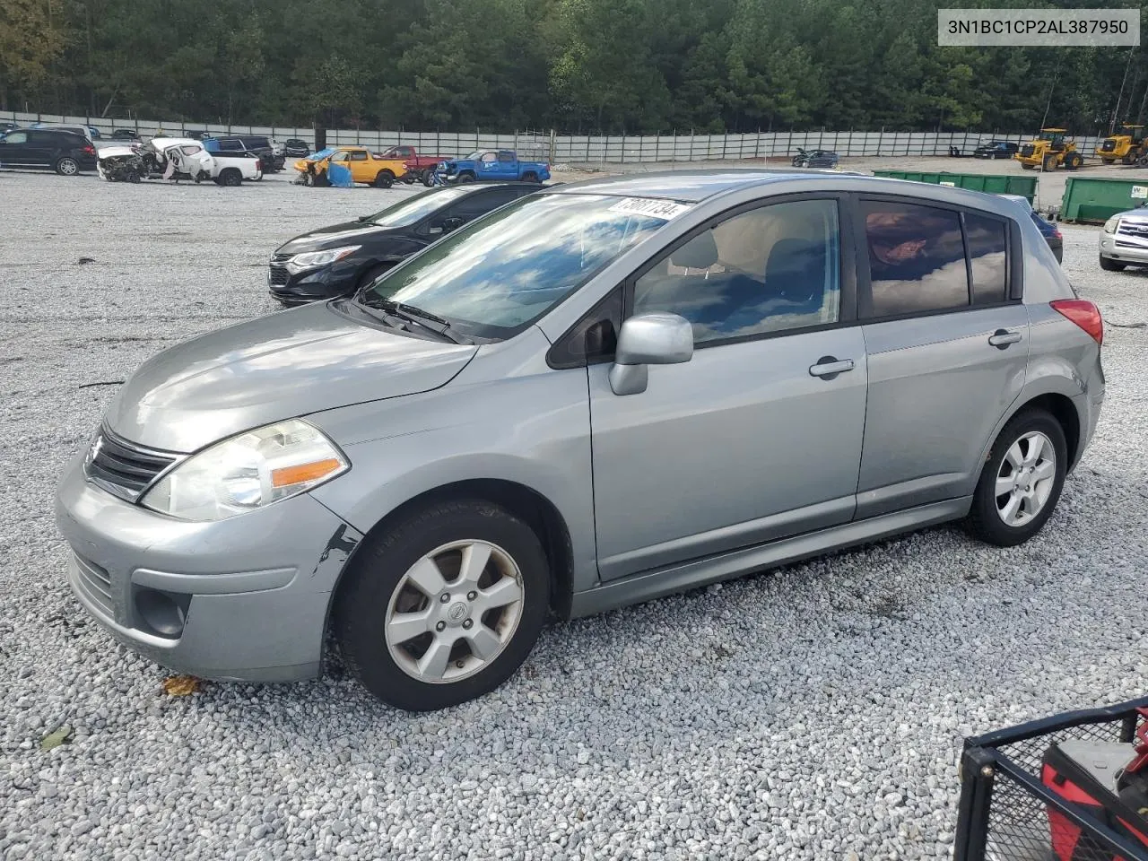 2010 Nissan Versa S VIN: 3N1BC1CP2AL387950 Lot: 73087734