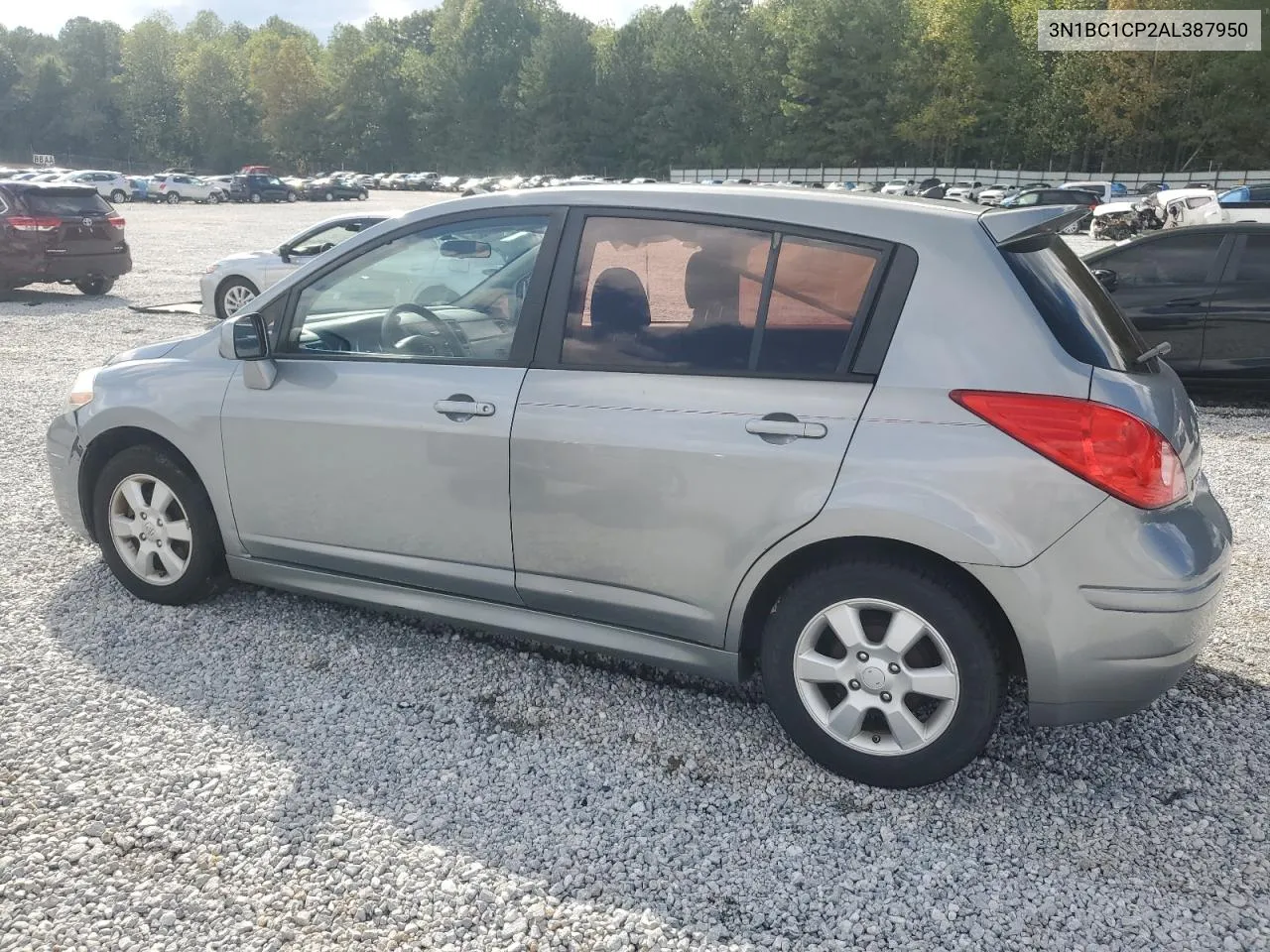 2010 Nissan Versa S VIN: 3N1BC1CP2AL387950 Lot: 73087734