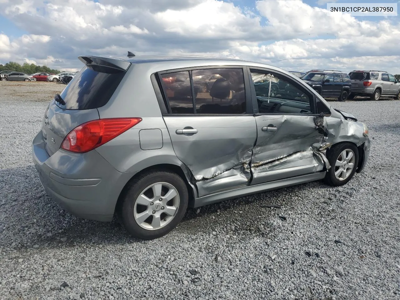 2010 Nissan Versa S VIN: 3N1BC1CP2AL387950 Lot: 73087734