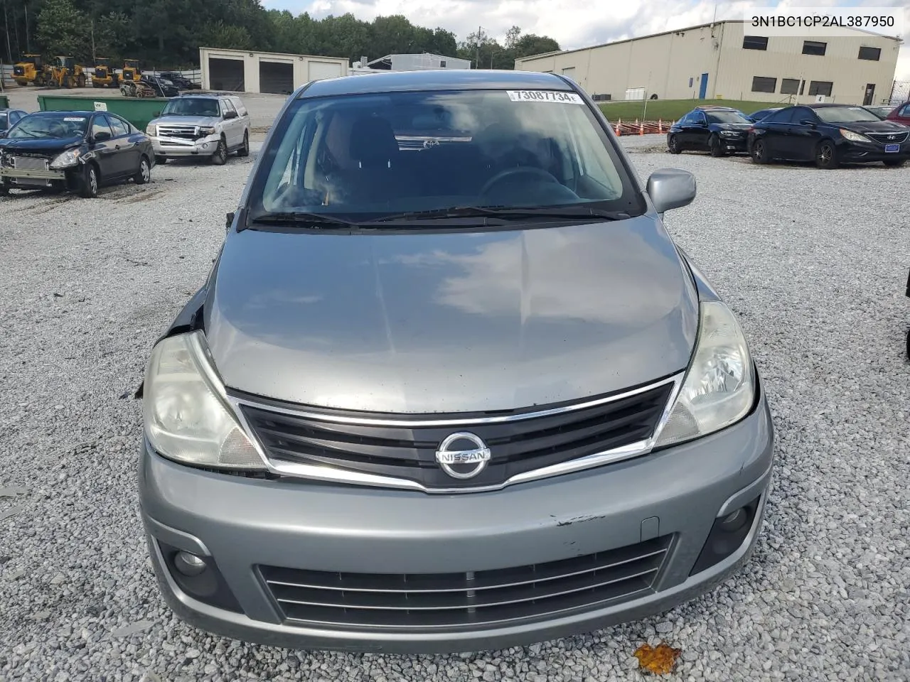 2010 Nissan Versa S VIN: 3N1BC1CP2AL387950 Lot: 73087734