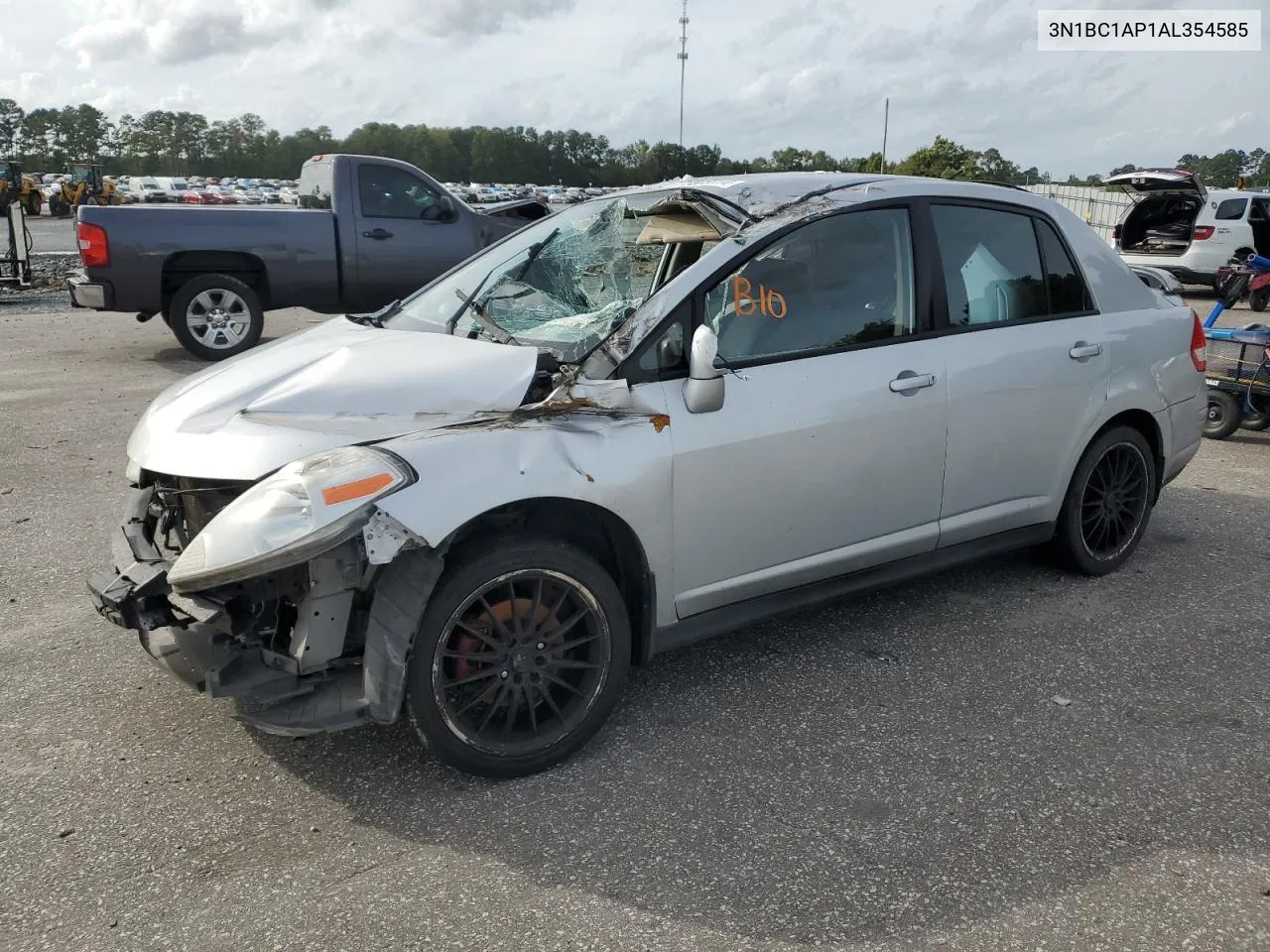 2010 Nissan Versa S VIN: 3N1BC1AP1AL354585 Lot: 73503714