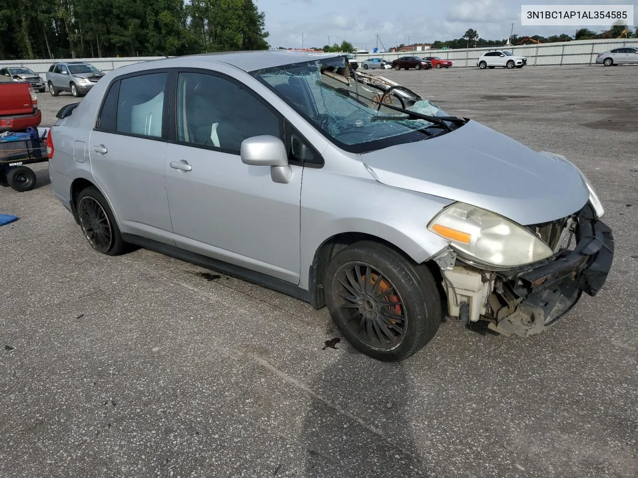 2010 Nissan Versa S VIN: 3N1BC1AP1AL354585 Lot: 73503714