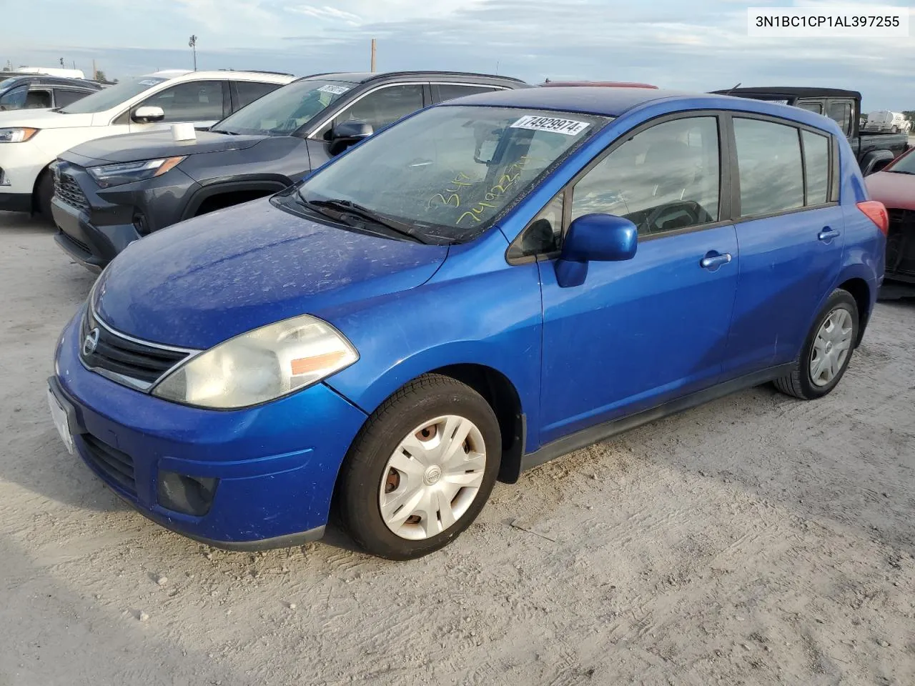 2010 Nissan Versa S VIN: 3N1BC1CP1AL397255 Lot: 74929974