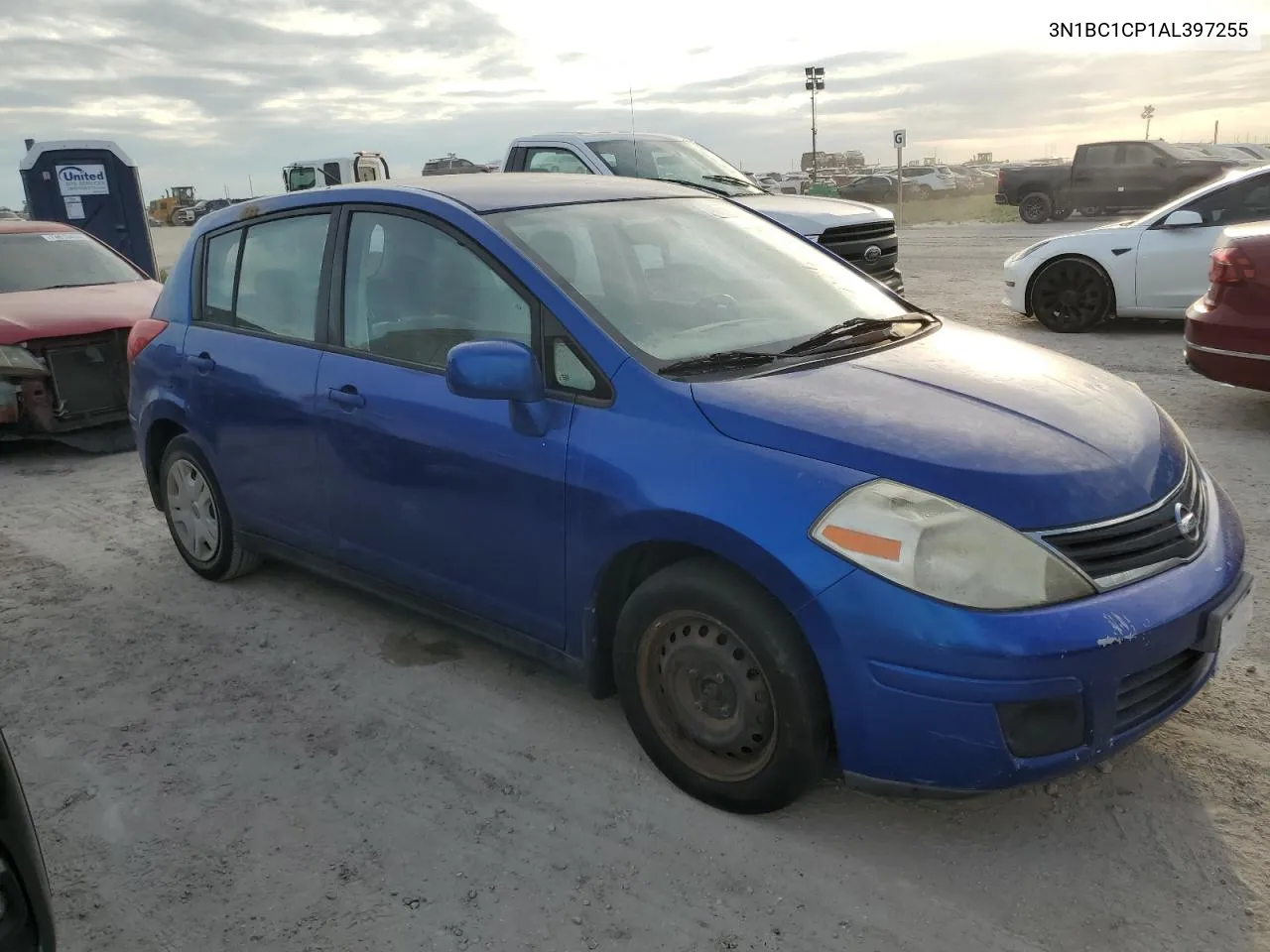 2010 Nissan Versa S VIN: 3N1BC1CP1AL397255 Lot: 74929974