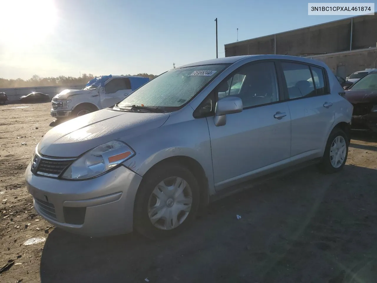 2010 Nissan Versa S VIN: 3N1BC1CPXAL461874 Lot: 75155244