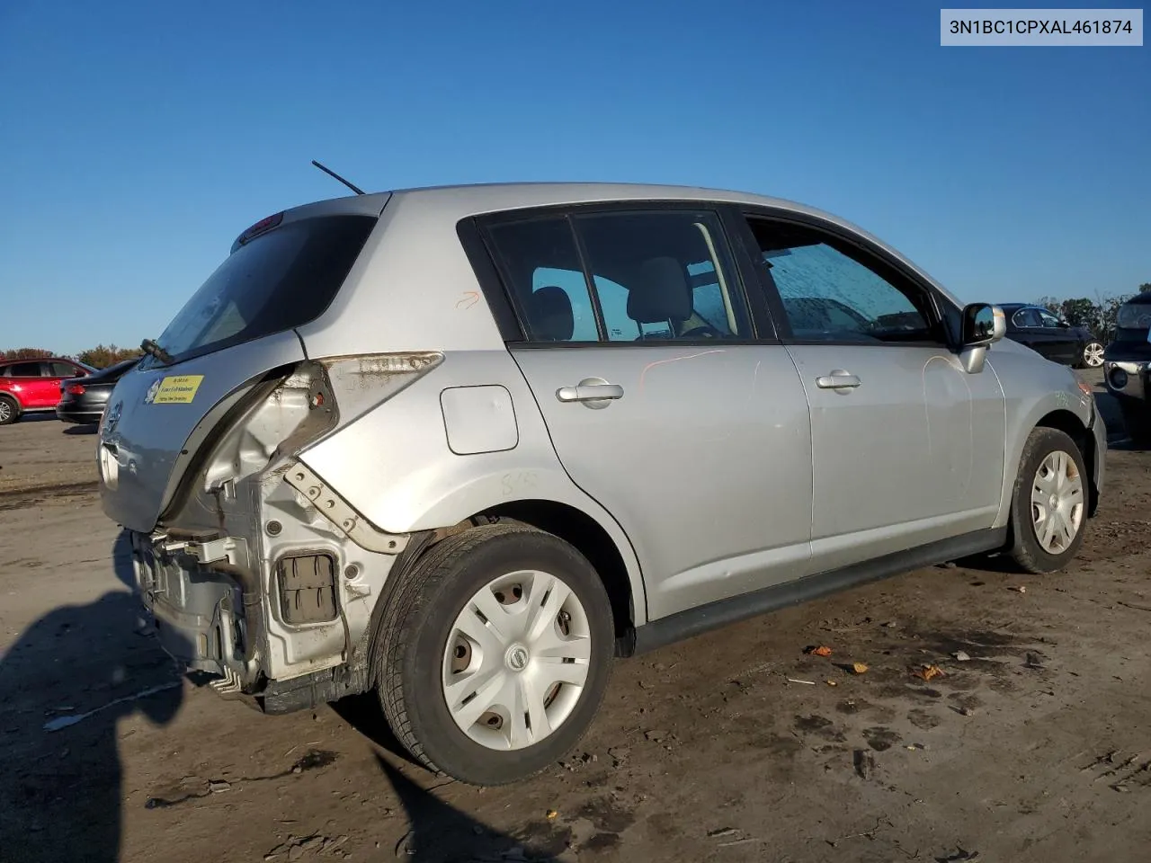 2010 Nissan Versa S VIN: 3N1BC1CPXAL461874 Lot: 75155244