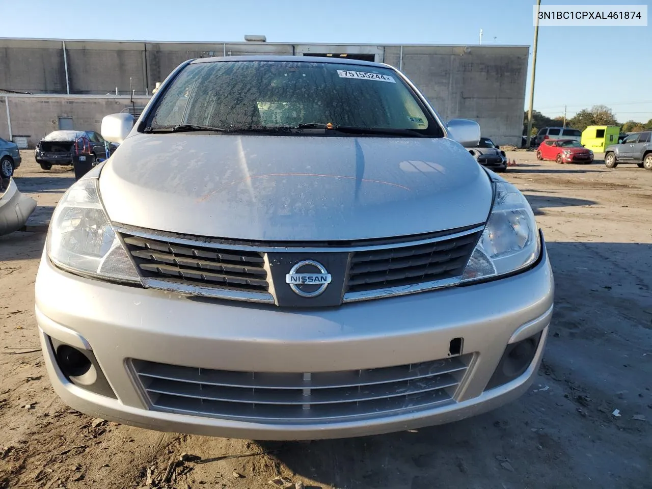 2010 Nissan Versa S VIN: 3N1BC1CPXAL461874 Lot: 75155244