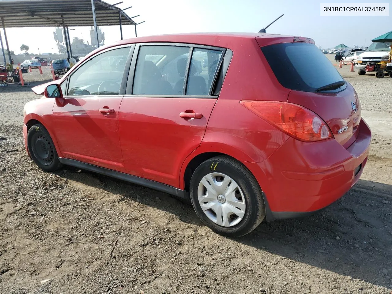 2010 Nissan Versa S VIN: 3N1BC1CP0AL374582 Lot: 75306414