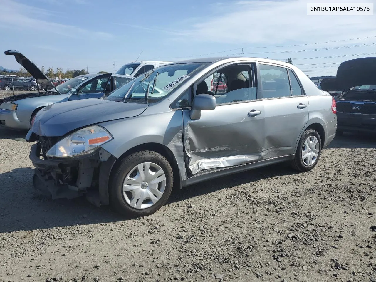 2010 Nissan Versa S VIN: 3N1BC1AP5AL410575 Lot: 75313164