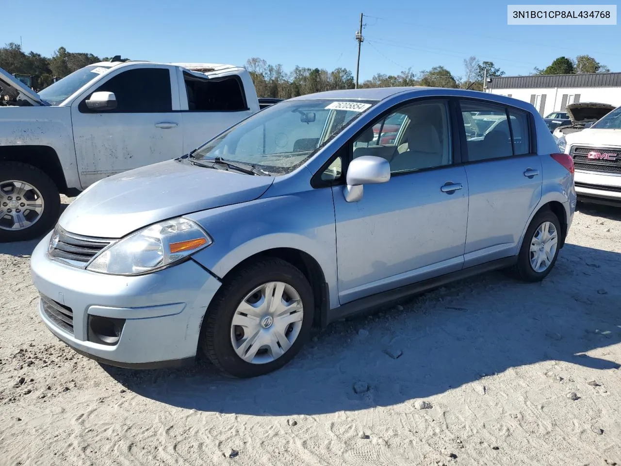 2010 Nissan Versa S VIN: 3N1BC1CP8AL434768 Lot: 76205854