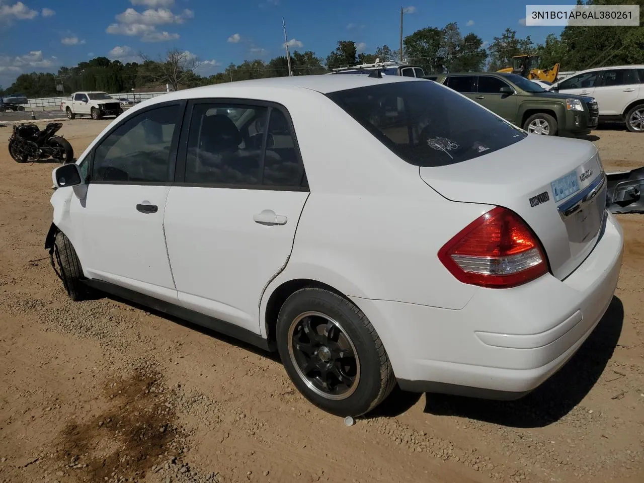 2010 Nissan Versa S VIN: 3N1BC1AP6AL380261 Lot: 76495314