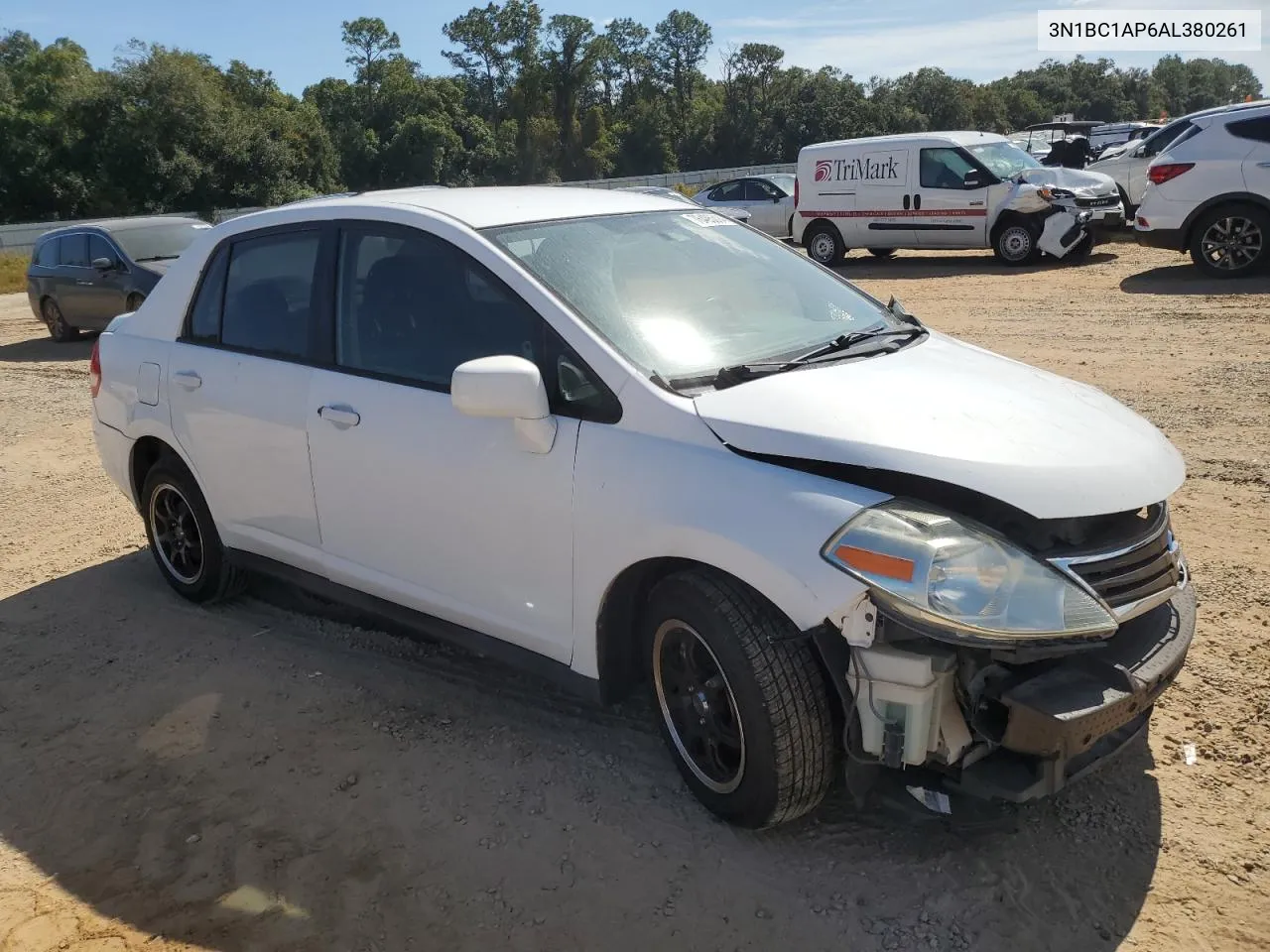 2010 Nissan Versa S VIN: 3N1BC1AP6AL380261 Lot: 76495314