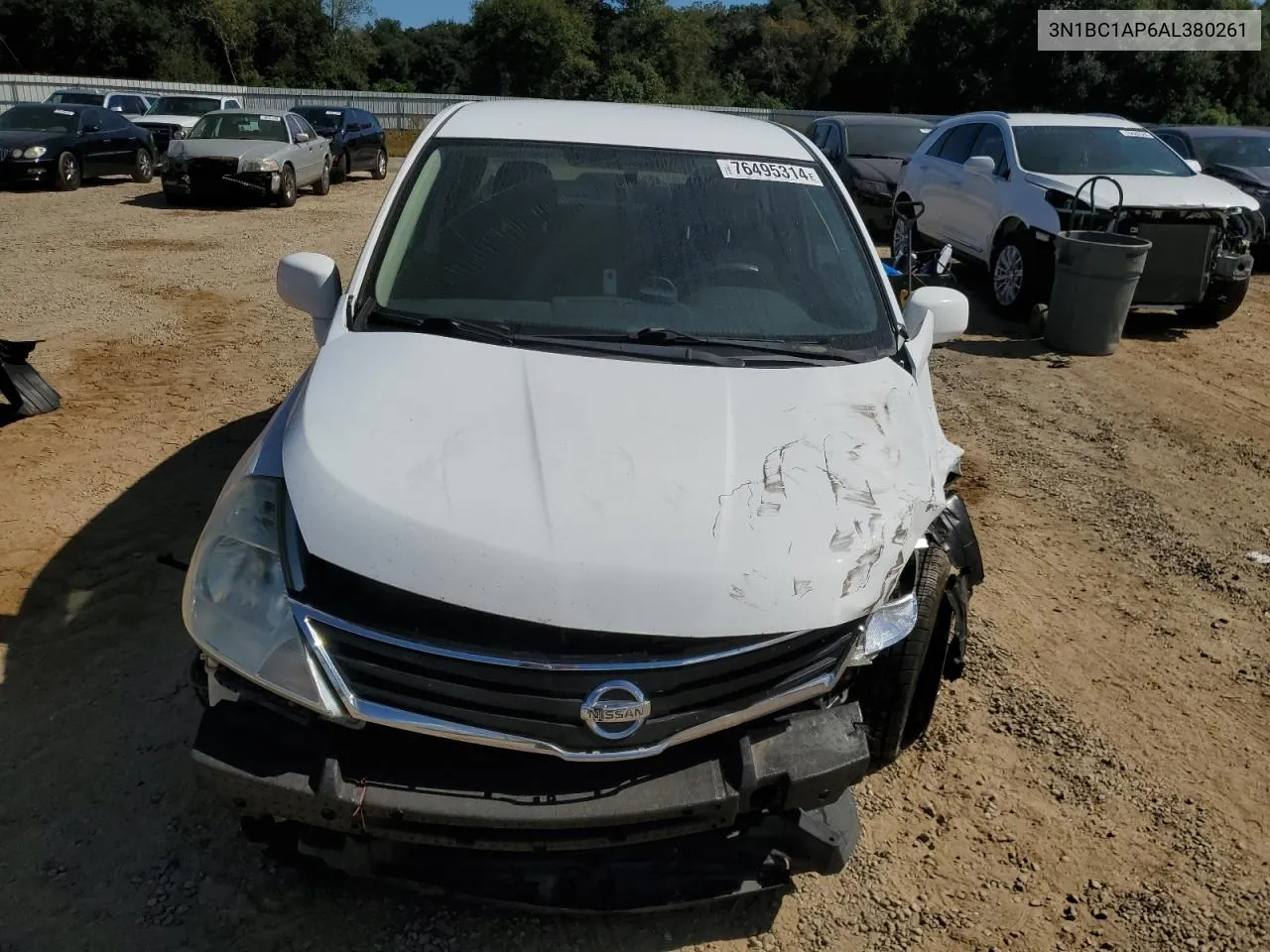 2010 Nissan Versa S VIN: 3N1BC1AP6AL380261 Lot: 76495314