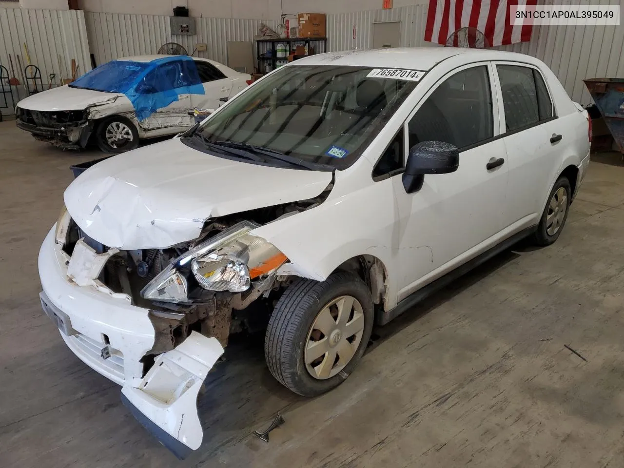 2010 Nissan Versa S VIN: 3N1CC1AP0AL395049 Lot: 76587014