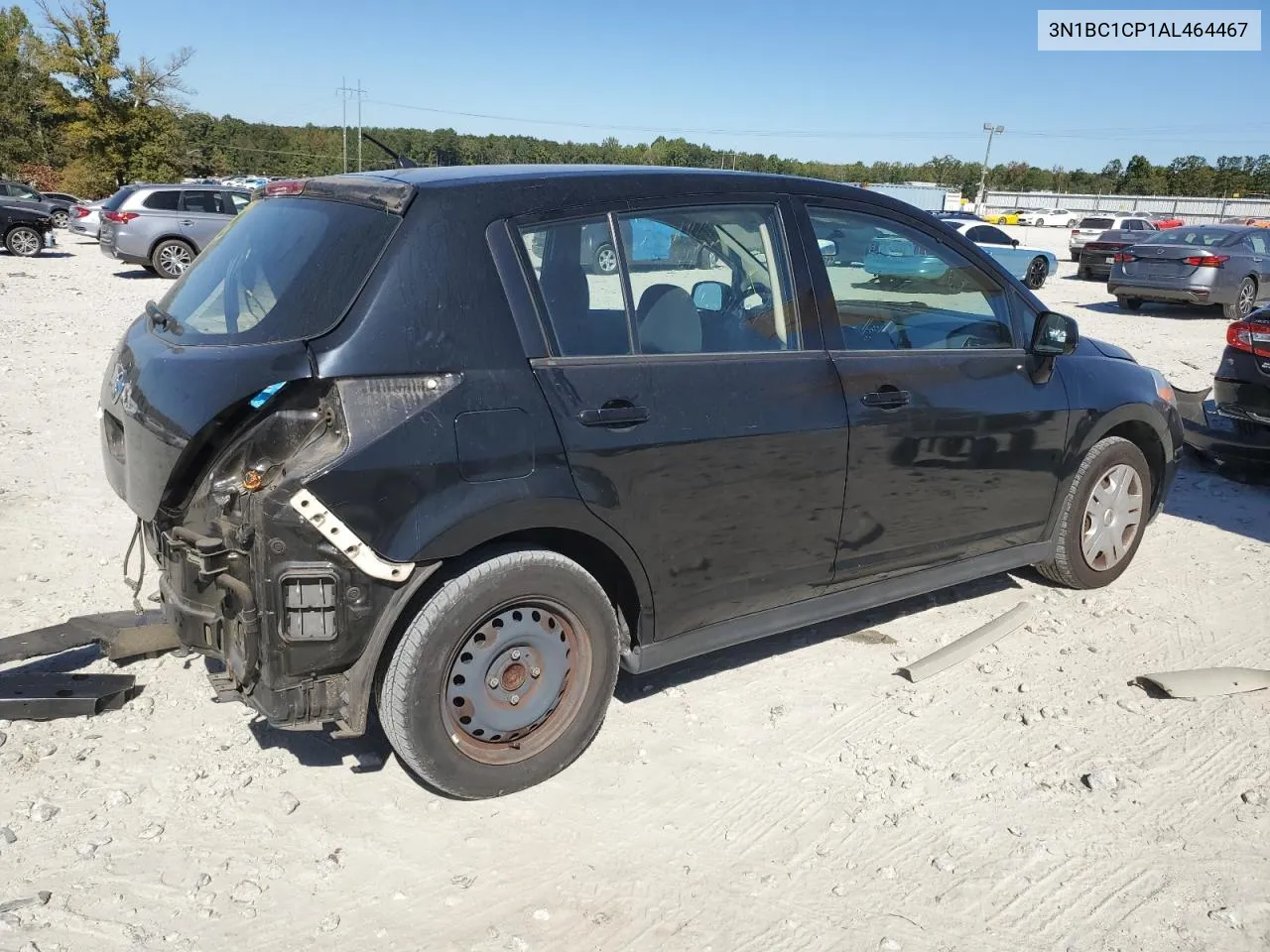 2010 Nissan Versa S VIN: 3N1BC1CP1AL464467 Lot: 76602434