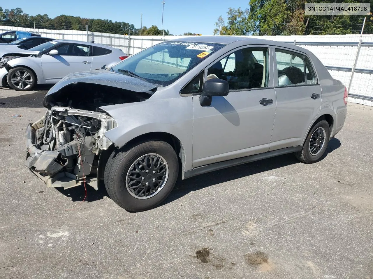 2010 Nissan Versa S VIN: 3N1CC1AP4AL418798 Lot: 76718264