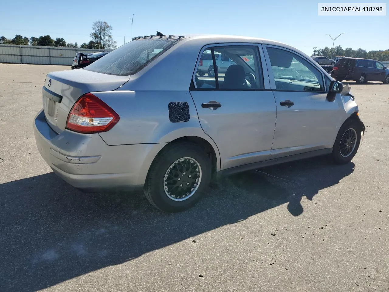 2010 Nissan Versa S VIN: 3N1CC1AP4AL418798 Lot: 76718264