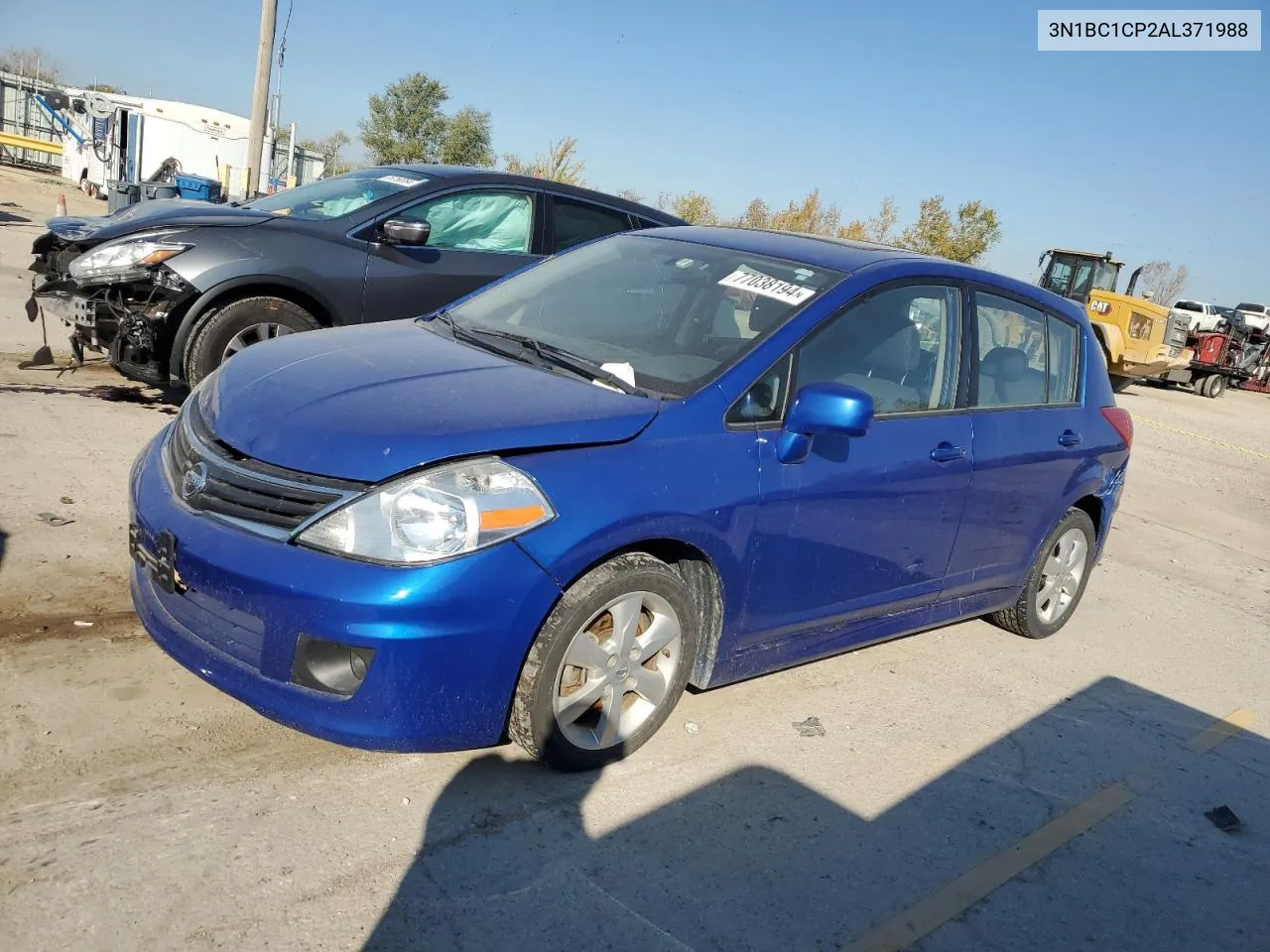 2010 Nissan Versa S VIN: 3N1BC1CP2AL371988 Lot: 77038194