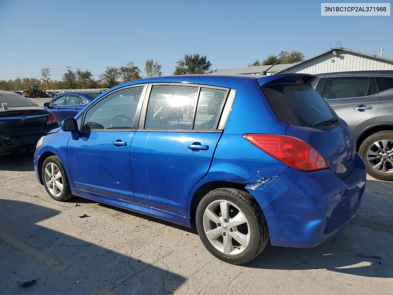 2010 Nissan Versa S VIN: 3N1BC1CP2AL371988 Lot: 77038194