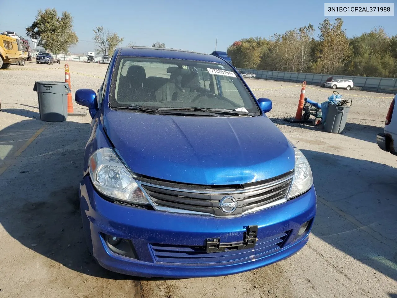 2010 Nissan Versa S VIN: 3N1BC1CP2AL371988 Lot: 77038194