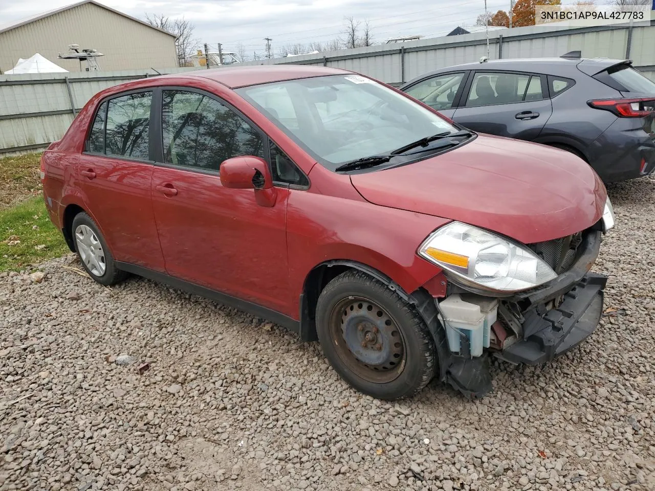 2010 Nissan Versa S VIN: 3N1BC1AP9AL427783 Lot: 77834134