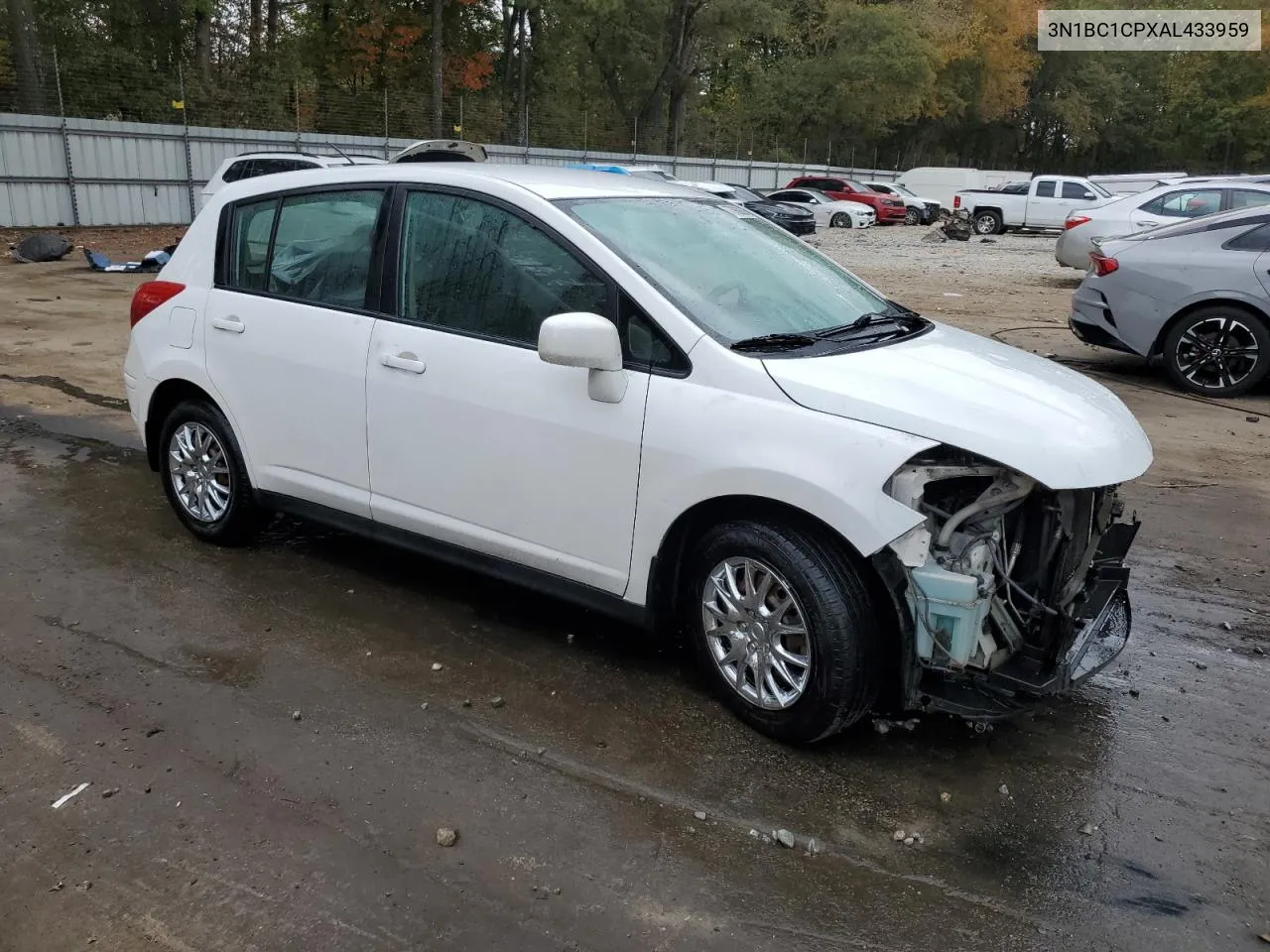 2010 Nissan Versa S VIN: 3N1BC1CPXAL433959 Lot: 77989284