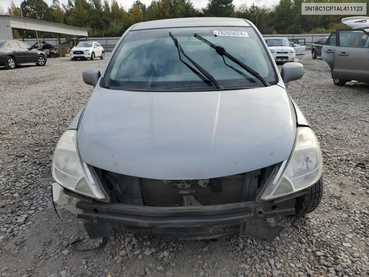 2010 Nissan Versa S VIN: 3N1BC1CP1AL411123 Lot: 78265624