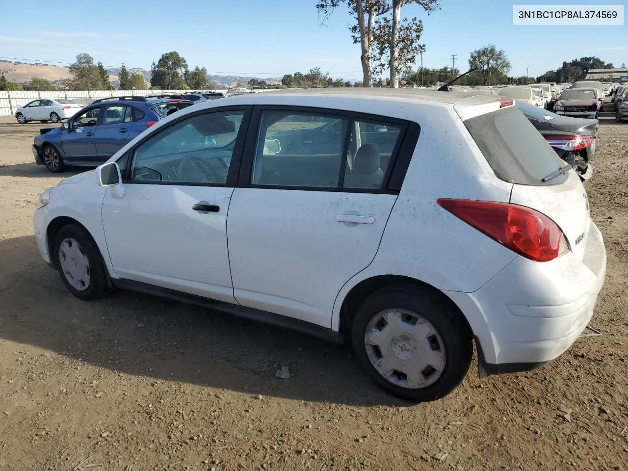 2010 Nissan Versa S VIN: 3N1BC1CP8AL374569 Lot: 78713644