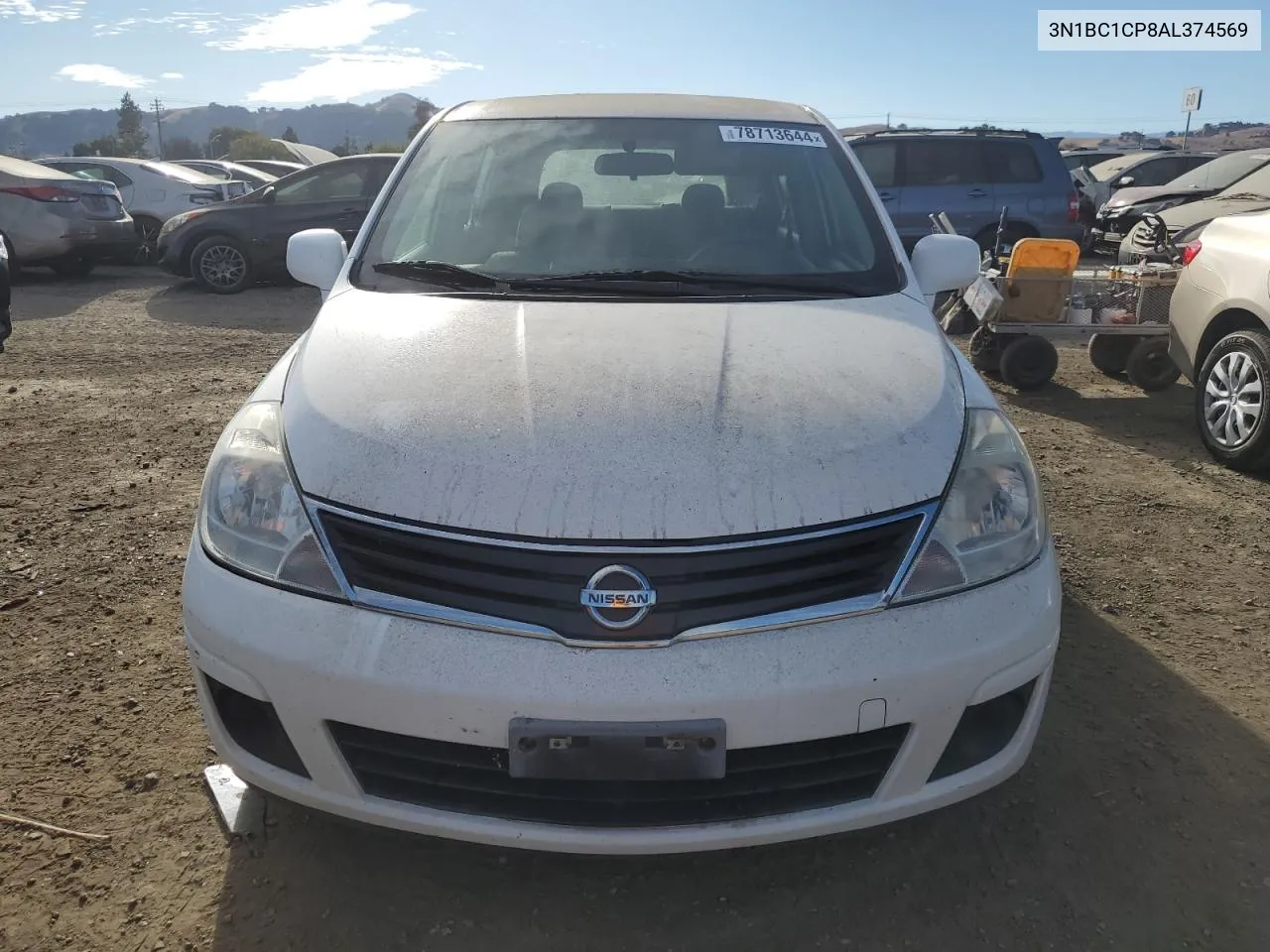 2010 Nissan Versa S VIN: 3N1BC1CP8AL374569 Lot: 78713644