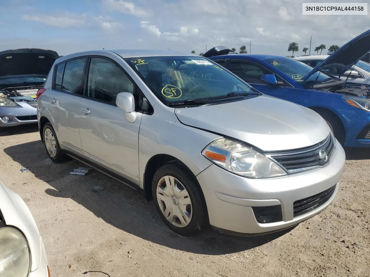 2010 Nissan Versa S VIN: 3N1BC1CP9AL444158 Lot: 78824714