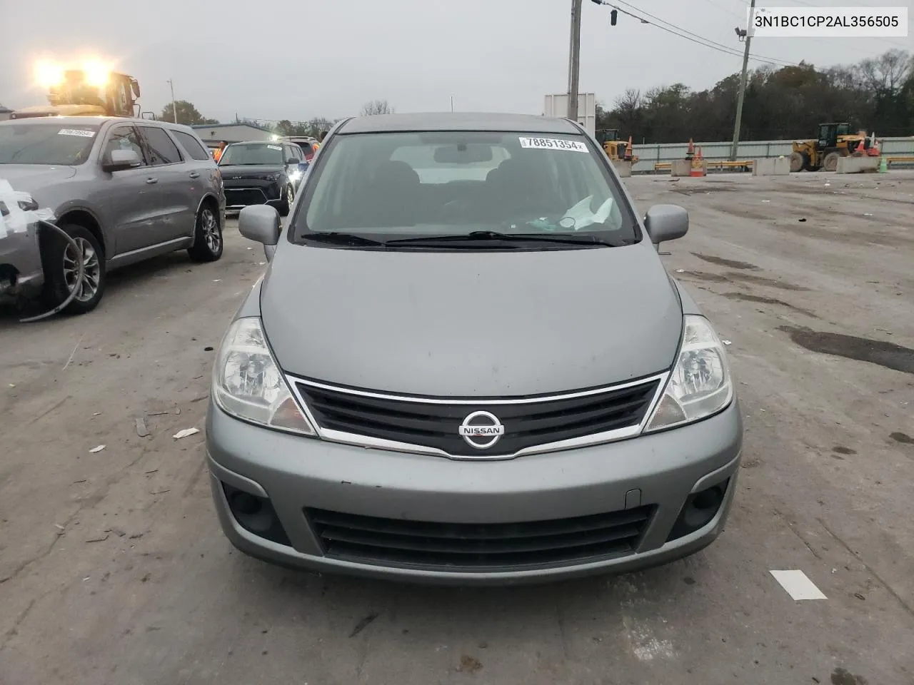 2010 Nissan Versa S VIN: 3N1BC1CP2AL356505 Lot: 78851354