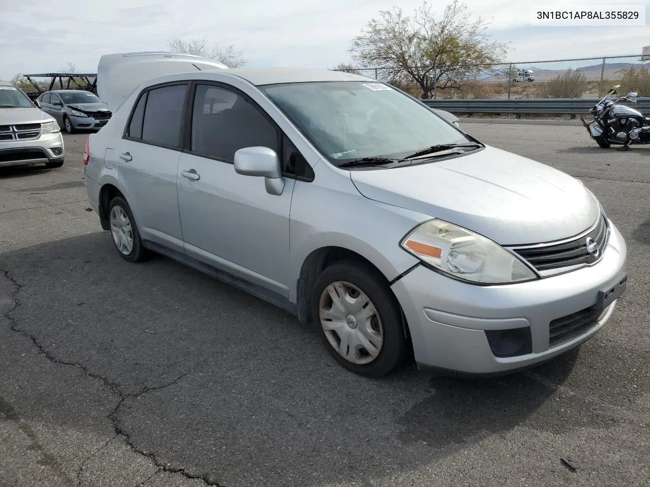 2010 Nissan Versa S VIN: 3N1BC1AP8AL355829 Lot: 78916594