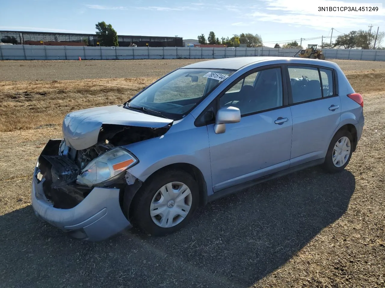 2010 Nissan Versa S VIN: 3N1BC1CP3AL451249 Lot: 79515744