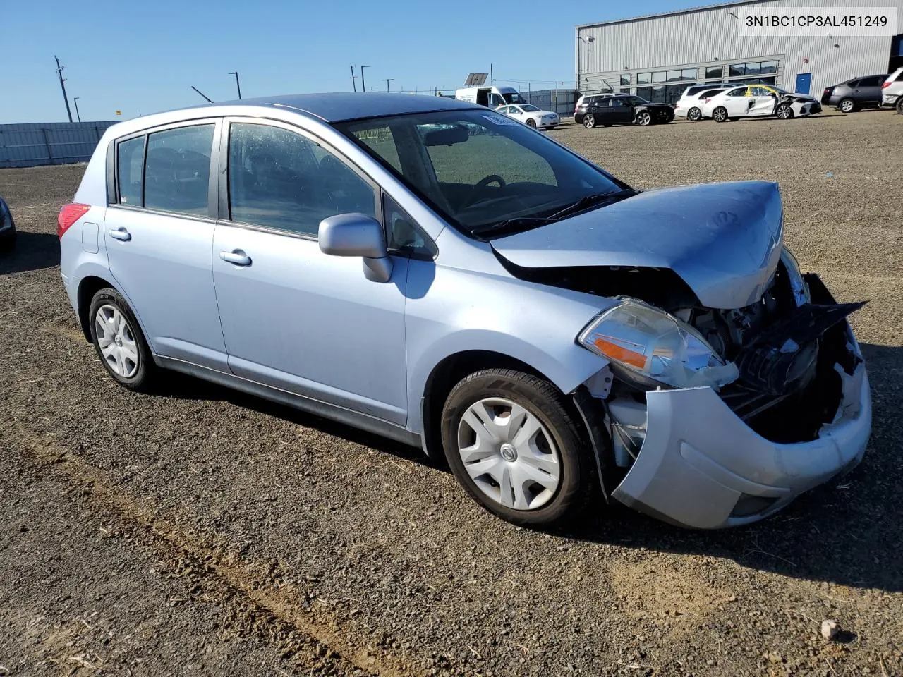 2010 Nissan Versa S VIN: 3N1BC1CP3AL451249 Lot: 79515744