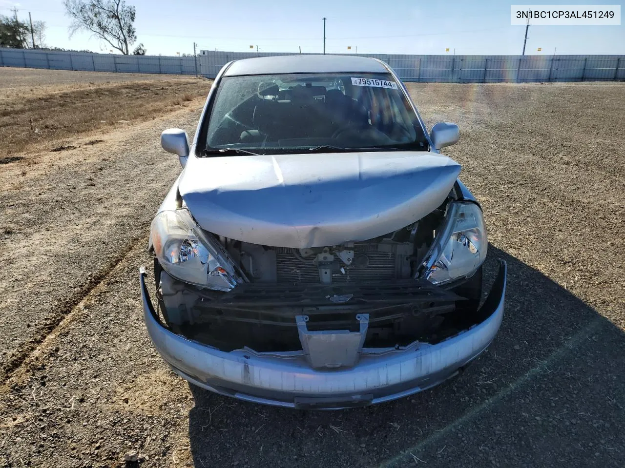 2010 Nissan Versa S VIN: 3N1BC1CP3AL451249 Lot: 79515744