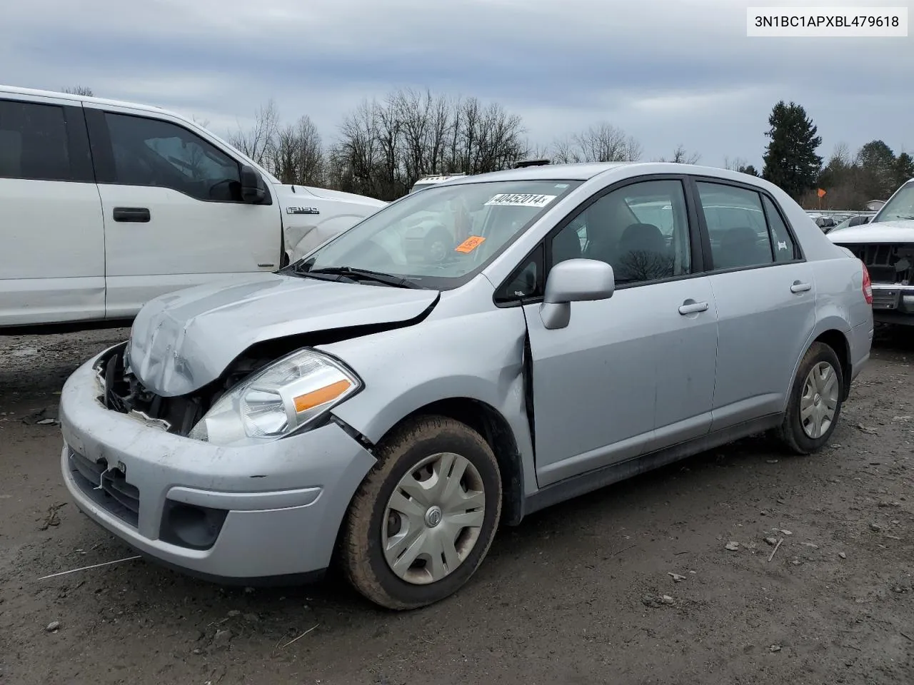 2011 Nissan Versa S VIN: 3N1BC1APXBL479618 Lot: 40452014