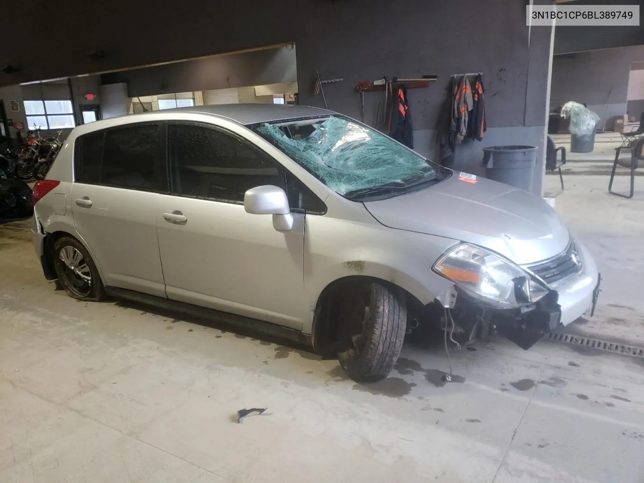 2011 Nissan Versa S VIN: 3N1BC1CP6BL389749 Lot: 43809554