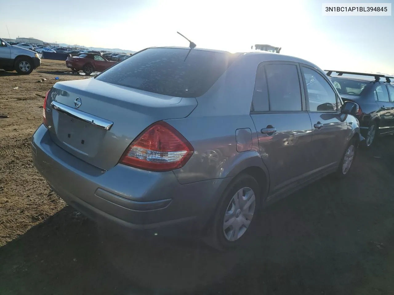 2011 Nissan Versa S VIN: 3N1BC1AP1BL394845 Lot: 44344334