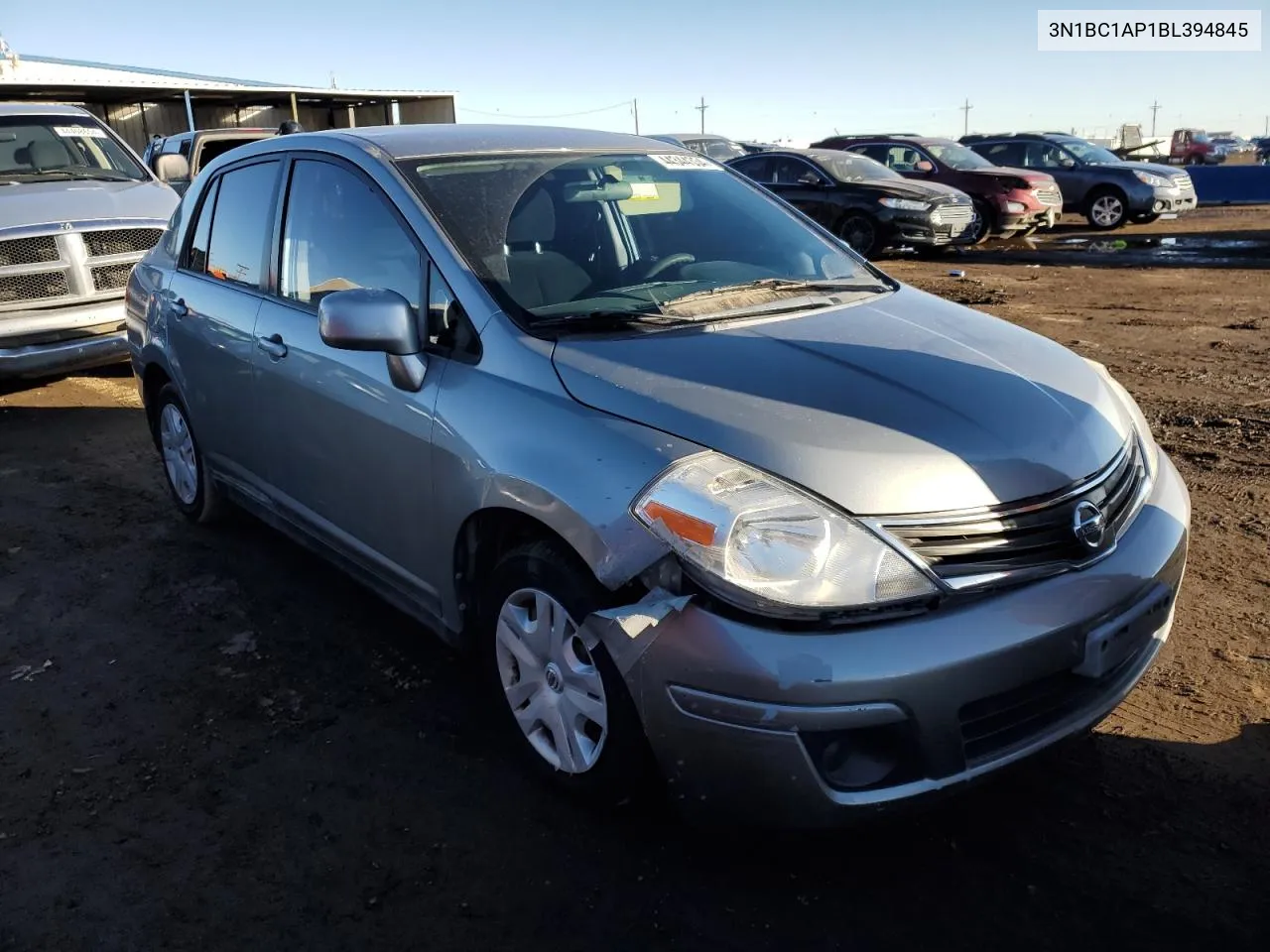 2011 Nissan Versa S VIN: 3N1BC1AP1BL394845 Lot: 44344334