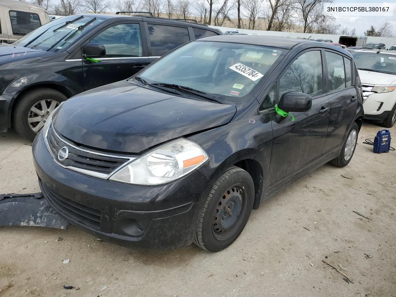 3N1BC1CP5BL380167 2011 Nissan Versa S