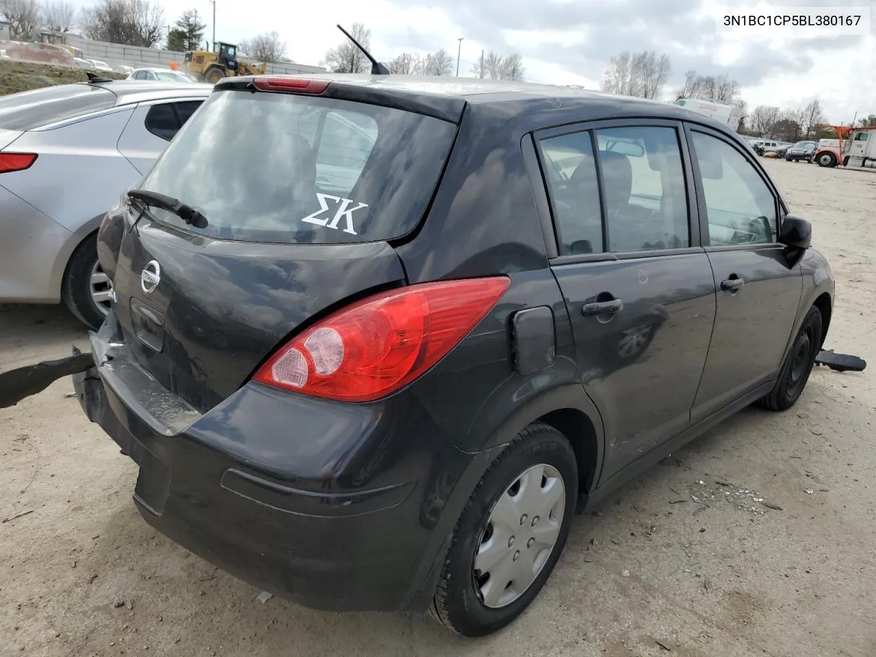 3N1BC1CP5BL380167 2011 Nissan Versa S